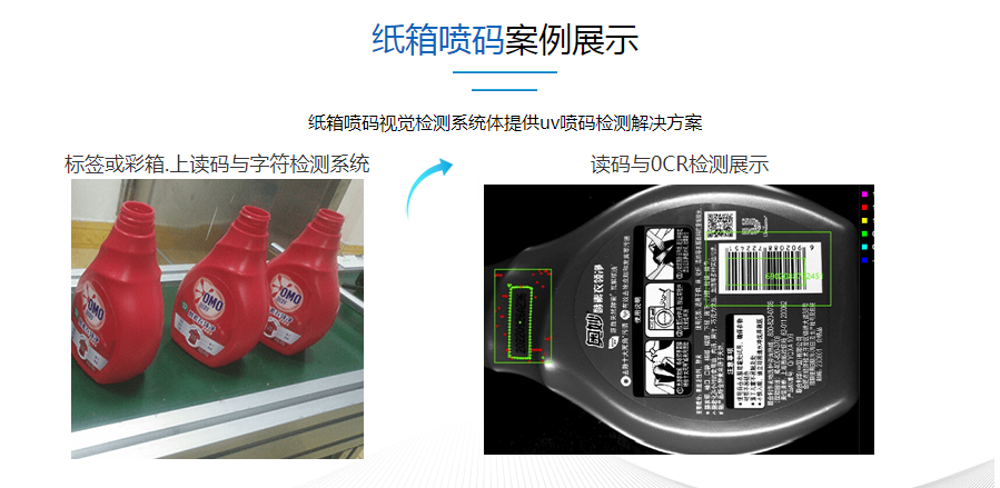 一维码/二维码识别在线视觉检测 一维码/二维码识别在线视觉检测